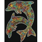 Colorvelvet - Włochy Velvet coloring page 47x35 Dolphins