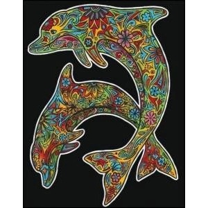 Colorvelvet - Włochy Velvet coloring page 47x35 Dolphins