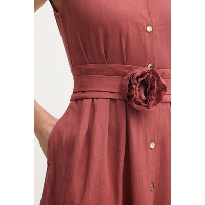 MARELLA рокля тип риза ленена VENTO (2613221114200)