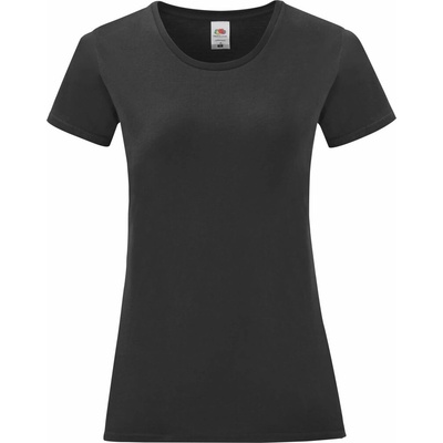 Fruit Of The Loom Lady-fit Iconic 150 T černá