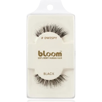 Bloom Natural изкуствени мигли от естествен косъм (Dwispy, Black) 1 см