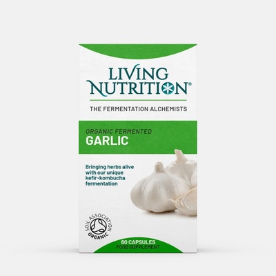 Living Nutrition Fermentovaný česnek 60 kapslí