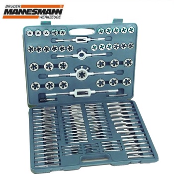 B. mannesmann Професионален комплект за нарязване на резби Mannesmann Metric, 110 части (M 53255)