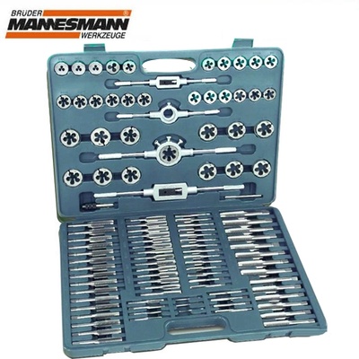 B. mannesmann Професионален комплект за нарязване на резби Mannesmann Metric, 110 части (M 53255)