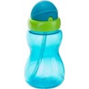 Canpol Babies Sport Cup láhev s brčkem Blue 270 ml