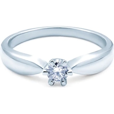 SAVICKI Годежен пръстен Solitaire: бяло злато. диамант