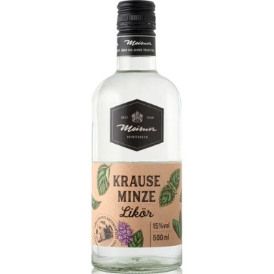 Meisner Krause Minze Likör 15% 0,5 l (holá láhev)