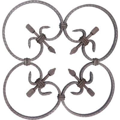 Kovářský ornament 380x380 mm, profil 12x6mm