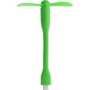 Micro USB větráček zelený