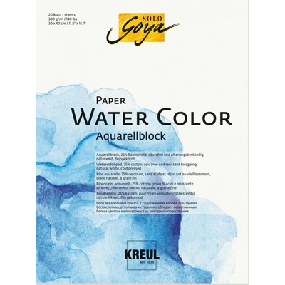 Kreul na akvarel 30 × 40 cm 300 g 20 listov