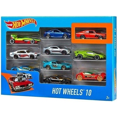 Mattel Hot Wheels AUTÍČKA 10PACK 2554886