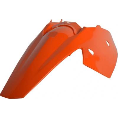 POLISPORT zadní blatník KTM SX 125/250 03-06, EXC 125/150/250/250/300 04-07, barva oranžová