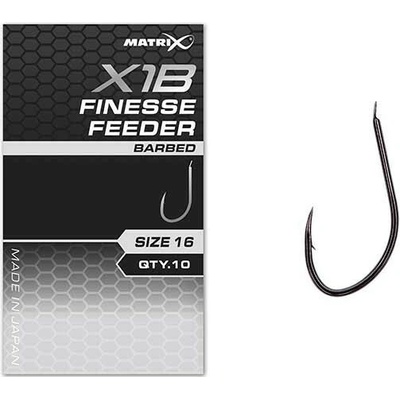 Matrix háčky X1B Finesse Feeder 10 ks vel.12