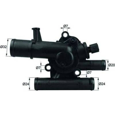 Termostat, chladivo MAHLE TI 214 83