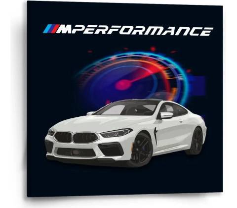 Sablio Obraz MPERFORMANCE Tachometer - 50x50 cm