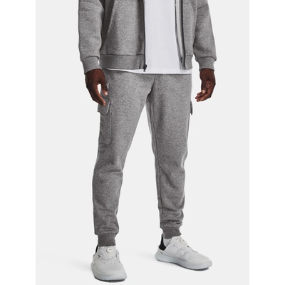 UA Rival Fleece Cargo Jogger šedá
