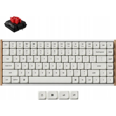 Keychron K3 Ultra 75% Milk POM Red Switch 8K K3U-Q1Z