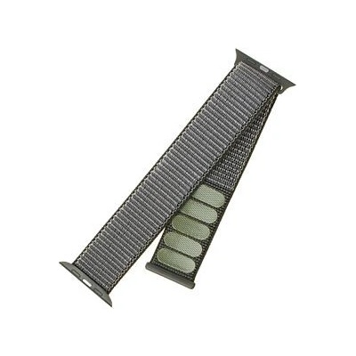 FIXED Nylon Strap na Apple Watch 38 mm/40 mm olivový FIXNST-436-OL