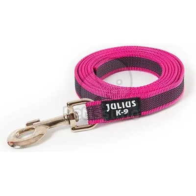 Julius-K9 гумирана каишка, розова / 20 мм 1, 2 м