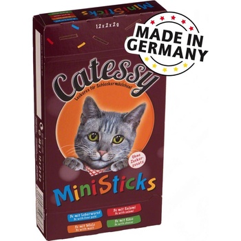 Catessy Mini-Sticks rôzne druhy 12 x 4 x 2 g