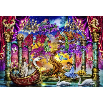 Bluebird Puzzle - Puzzle Ciro Marchetti: Swan Temple - 1 000 piese