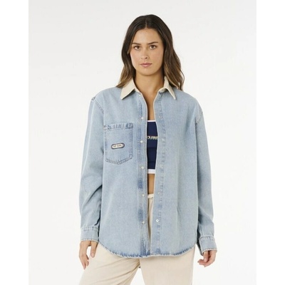 Rip curl košela Surf Side Relaxed Denim Shirt Washed Blue