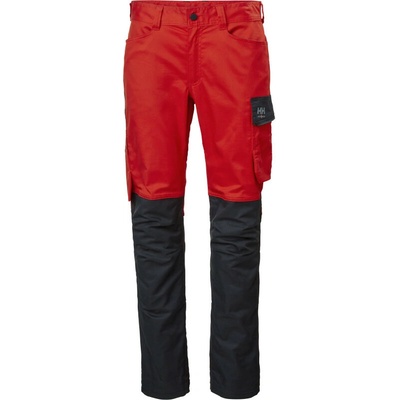 Helly Hansen nohavice Manchester 77523 X do pasu Červená alert/ebenová