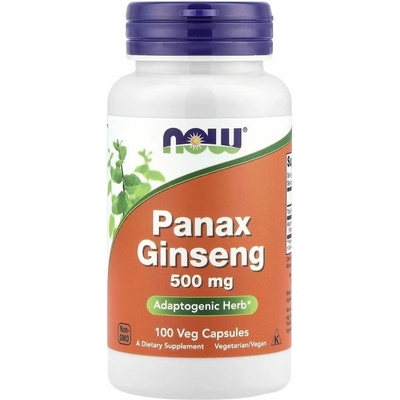 Now Foods Panax Ginseng 500 mg 100 kapsúl