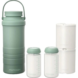 Momcozy Преносим охладител за кърма Momcozy - 325 ml, зелен (810123509522) - baby