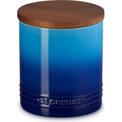Le Creuset Кухненски буркан за съхранение SIGNATURE 1, 1 л, AZURE, керамика с глазура, Le Creuset (LECR70819102200099)