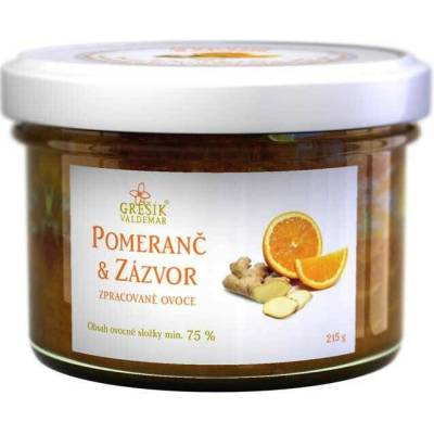 Valdemar Grešík Pomerančový džem se zázvorem 215 g