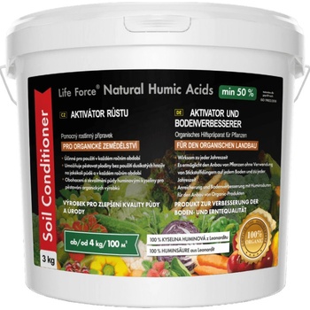 Life Force Natural Humic Acids Pro Organické hnojivo na zeleninu 2 x 3 kg