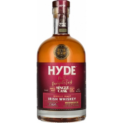 Hyde No.10 BANYULS Single Cask Single Malt Irish Whiskey Limited Edition 43% 0,7 l (čistá fľaša)