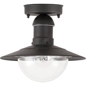 Brilagi - Външно таванно осветително тяло MOLDE 1xE27/60W IP44 черно (BG2663)