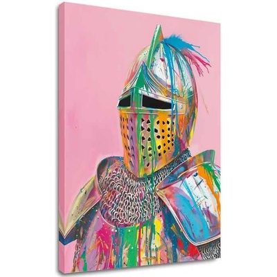 Obraz Vivid Knight na plátne | dokončené rukou umelca - 40x50 cm