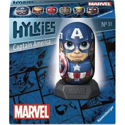 Ravensburger 3D Пъзел Ravensburger от 54 части - Марвел: Капитан Америка (12008020)