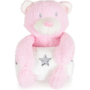 Cangaroo Одеяло 90/75 cm с играчка Rory Bear розов (111965)