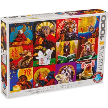 EUROGRAPHICS Пъзел Eurographics от 1000 части - Китайски календар (60005694)