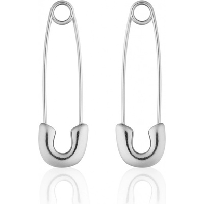 Franco Bene Náušnice ve tvaru svorky stříbrné 461