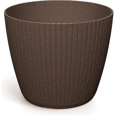 Prosperplast Kvetináč LAMIE ECOWOOD kávový, 23,8 cm