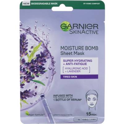 SkinActive Moisture Bomb Super Hydrating + Anti-Fatigue от Garnier за Жени Маска за лице 1бр