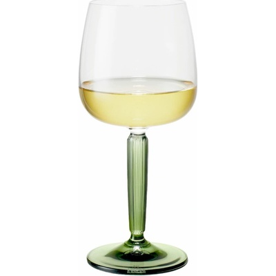 Kähler Sklenice na bílé víno HAMMERSHOI zelená 2 x 350 ml
