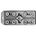 BUČOVICE TOOLS Плашки с върток комплект М3-М12, 9 броя MINI-1Bucovice Tools 330 129