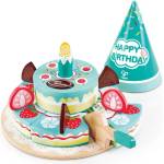 HaPe International Детска играчка Hape - Интерактивна, дървена торта (H3180) - baby