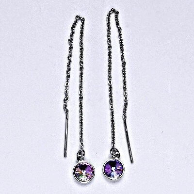 Čištín řetízkové protahovací se Swarovski krystalem vitrail light NŘ 1336