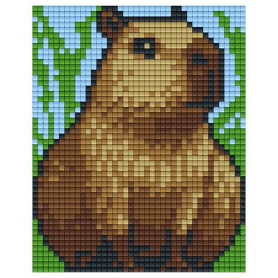 Bright Toys Мозайка с пиксели Bright Toys, 40x50 пиксела - Капибара (BT50001-Capybara)