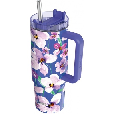 Quokka Stream Nerezový termo pohár Flower Dusk 950 ml
