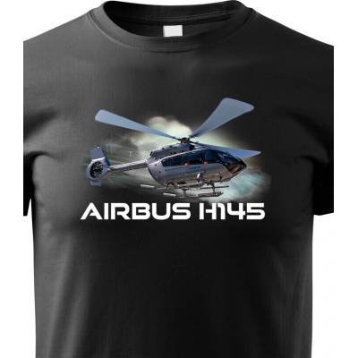 Dětské tričko Airbus Helicopters H145 ČernáCanvas Dětské tričko Bezvatriko.cz 3233