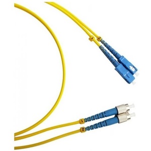 Conneu FC-SC дуплексна пач корда, сингълмод OS2, 3 мм. , жълта, Conneu (1.0 м) (CNFJ-FCSCOS2DYE3mm-1)