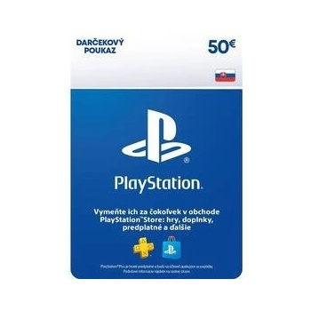 PlayStation Store predplatená karta 50 € SK